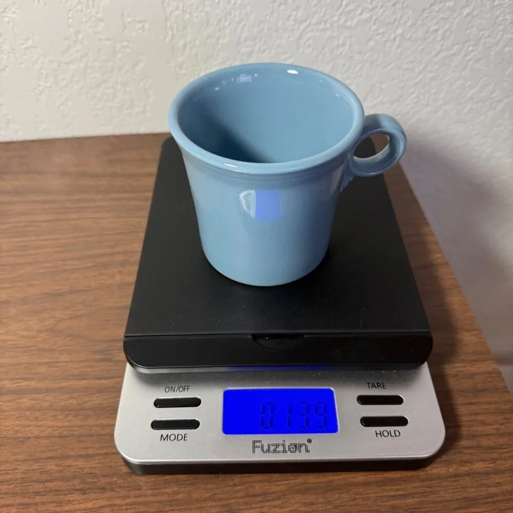 Fiesta Ware VTG Coffee Mug Periwinkle Blue Ring Handle 10oz Homer Laughlin HLC